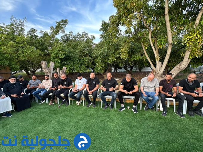 عقد راية الصلح بين أبناء عائلة جابر وأبناء داوود\حسنين